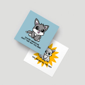 Wolves of Kindness Pass Along Cards